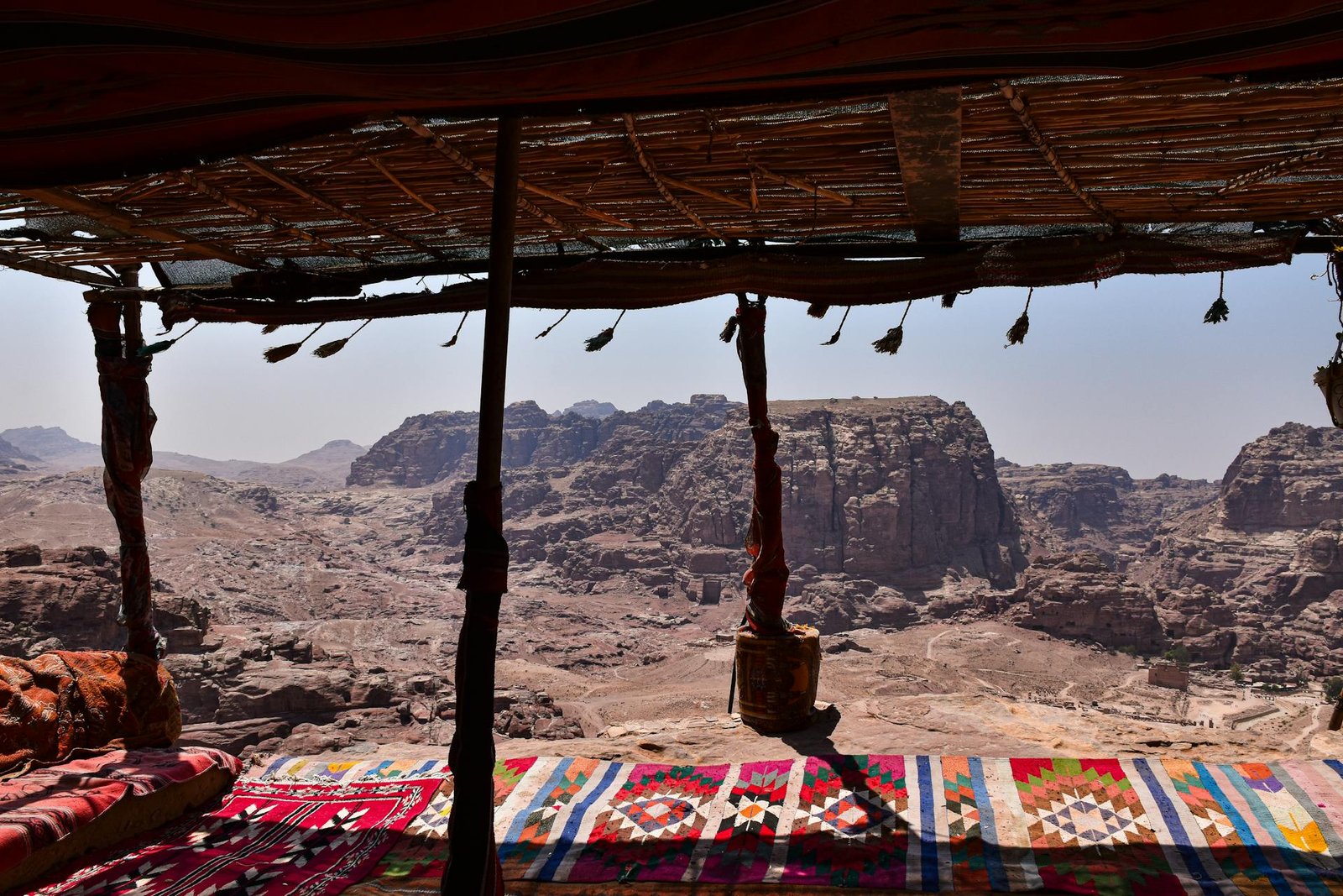 A panoramic view of Petra, Wadi Rum, and Aqaba